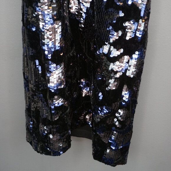 New Lafayette 148 New York Embellished Velvet Gates Bootcut Black Pant size 6 - Picture 9 of 16